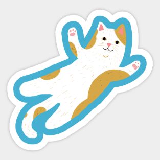 Cute Calico Cat Sticker